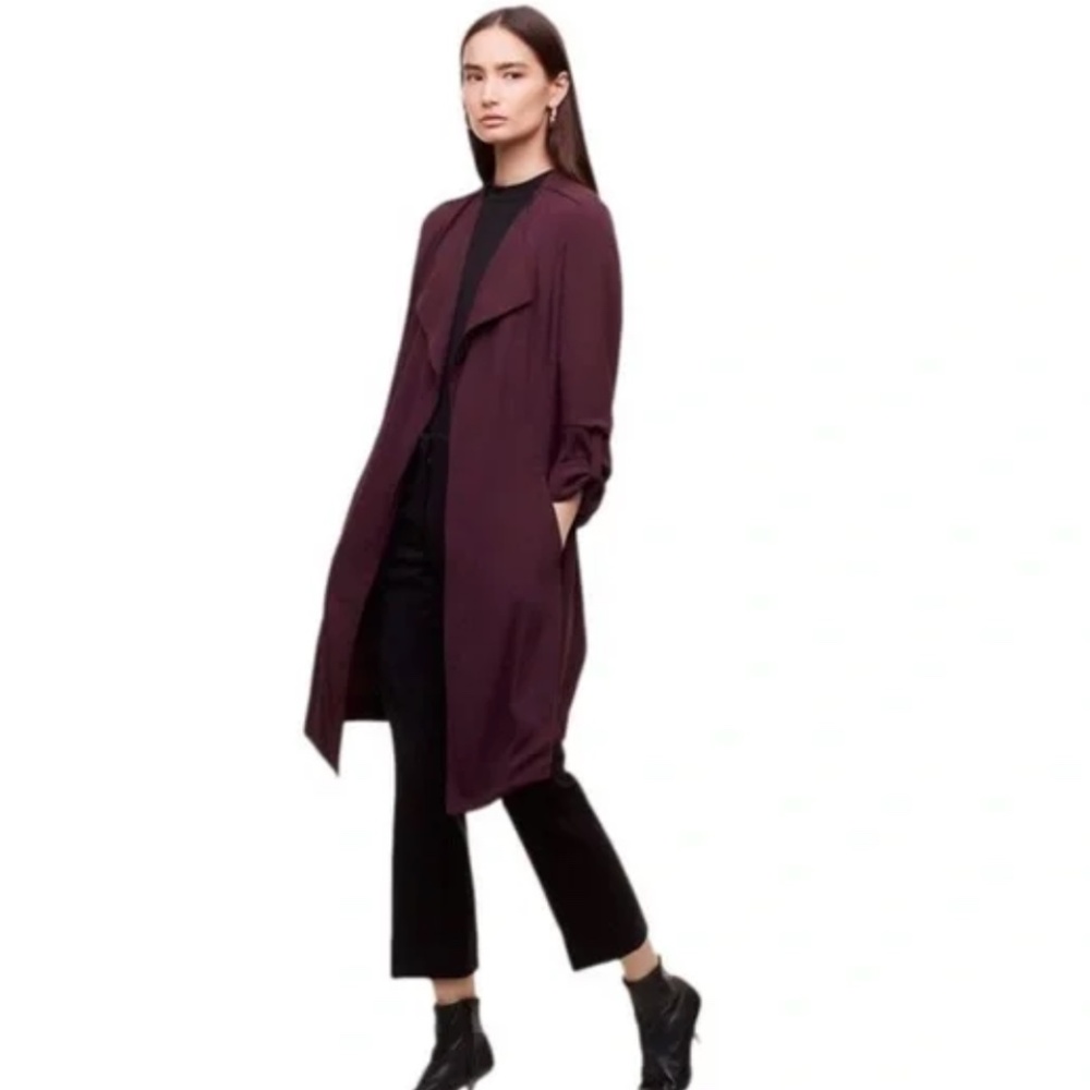 Baboon Flowy Trench Coat Small Excellent Condition
